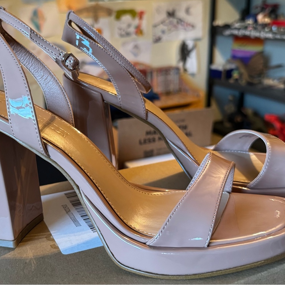 Steve Madden Blush Patent Leather Heels